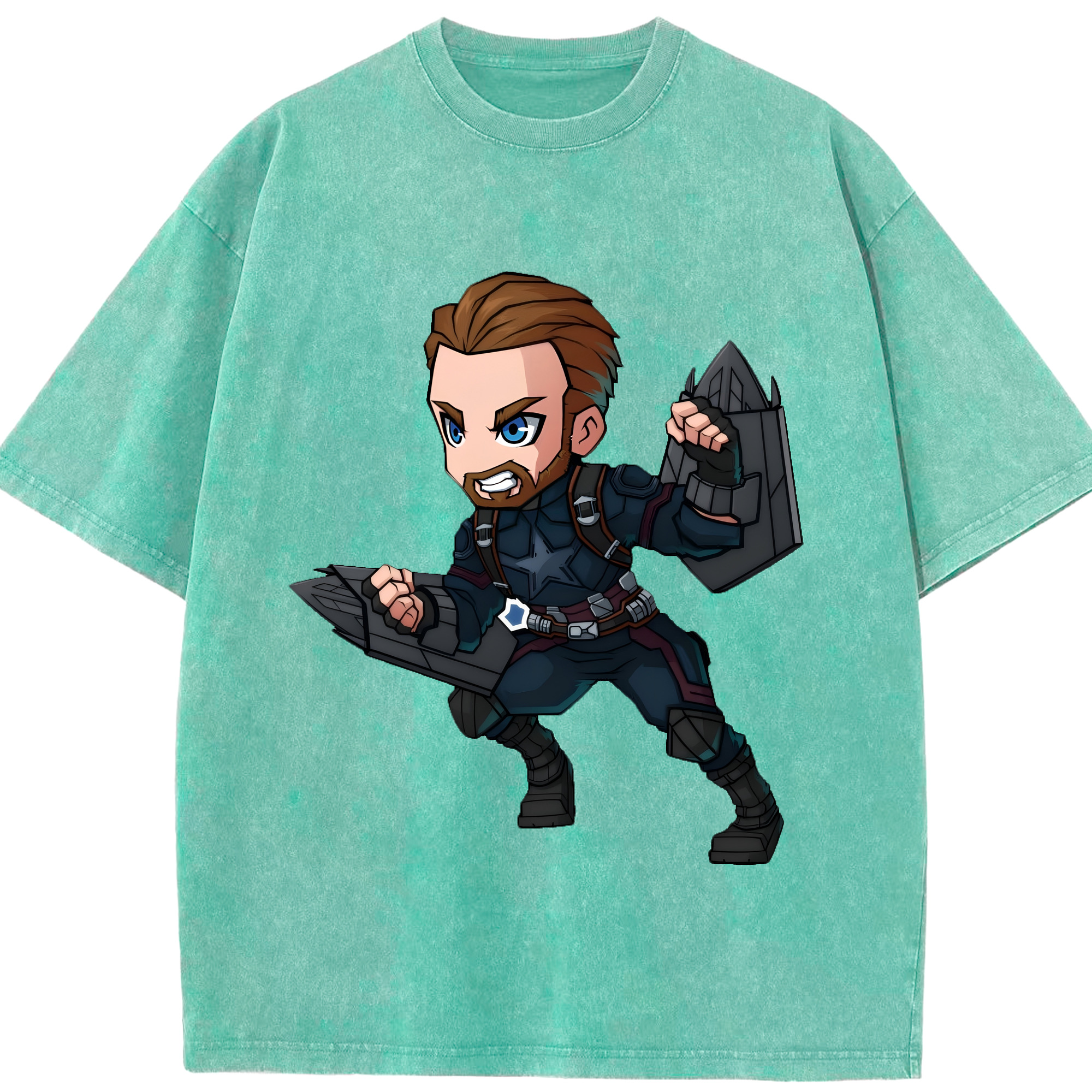（画像用） アベンジャーズ The Avengers 綿100% ヴィンテージ風 半袖Tシャツ（フロントプリント）